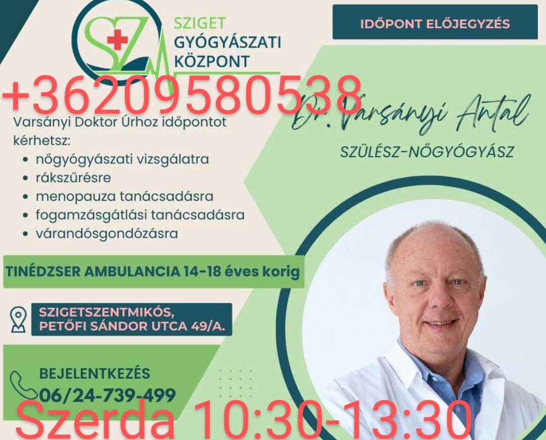 Dr Varsányi Antal nőgyógyászat Szigetszentmiklós, Ultrahang, Nőgyógyászat, Járóbeteg szakellátás, Szülészet - Nőgyógyászat