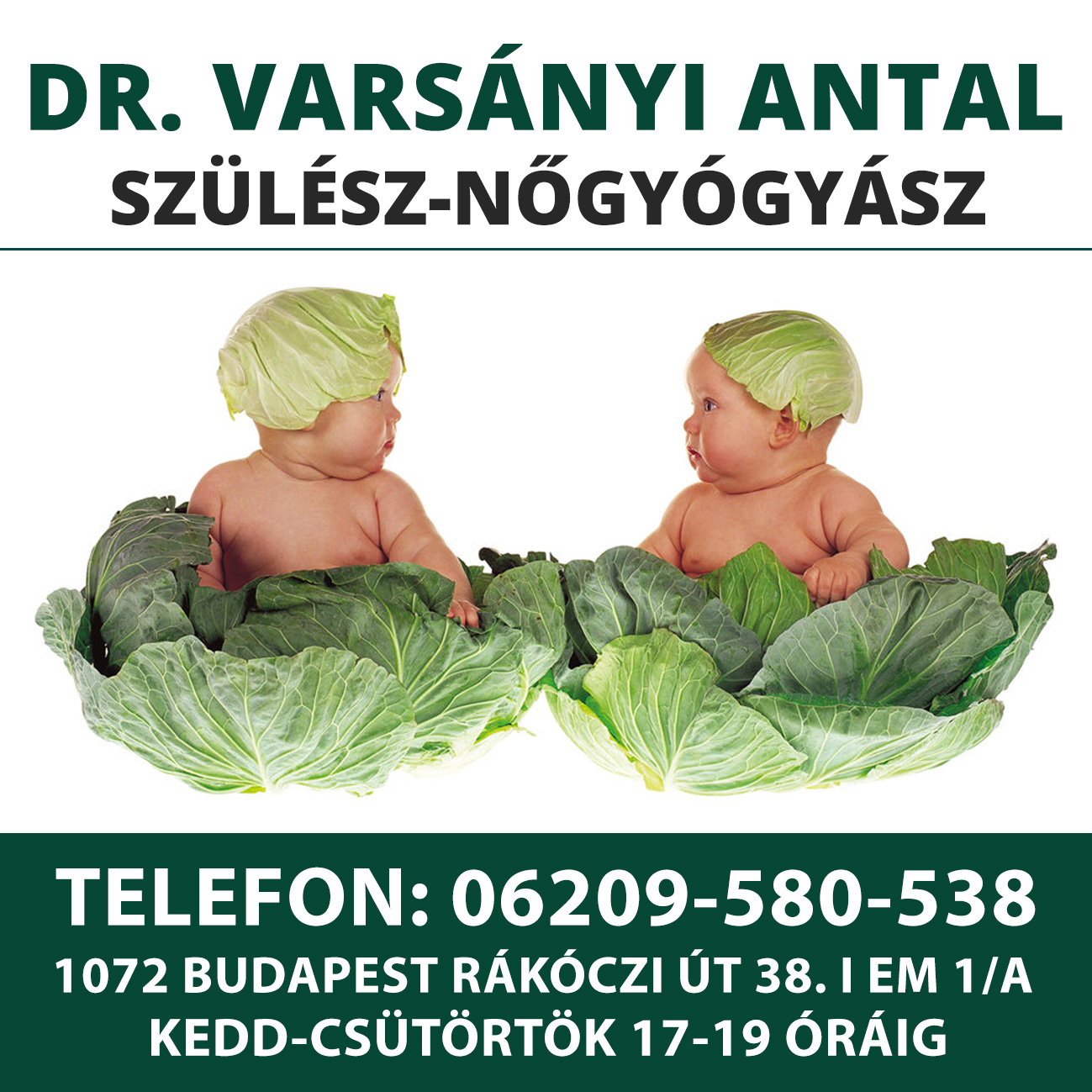 Dr Varsányi Antal szülész-nőgyász magánrendelés